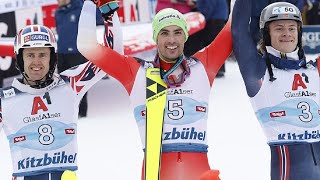 FIS Alpine Ski World Cup  Mens Slalom Run 2  Kitzbühel AUT  2023 [upl. by Lebanna]