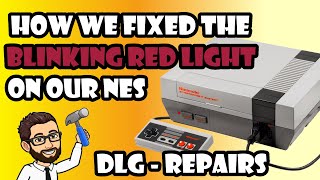 DLG Repairs  How we eventually fixed a blinking red light on a NES [upl. by Nodnnarb]