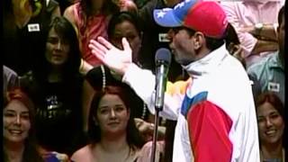 Capriles Radonski Nunca criticaré a un artista por su forma de pensar [upl. by Raynah]