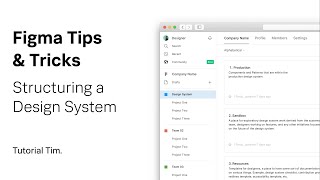 Structuring Design Systems in Figma [upl. by Leanna86]