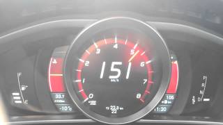 Volvo V40 T4 2013 Top speed [upl. by Green]