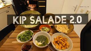 Kip Pesto salade in 1 min [upl. by Darrelle]