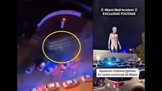 ESTRANHA CRIATURA CRIA PÂNICO E CORRERIA NO SHOPPING EM MIAMI ESTADOS UNIDOS [upl. by Sirred14]