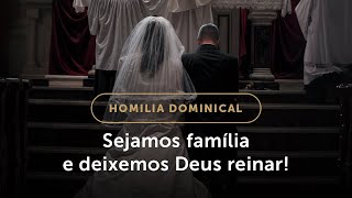 Homilia Dominical  Precisamos ser família 27º Domingo do Tempo Comum [upl. by Atilrahc]