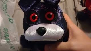 Fnaf plush unboxing 2 Blackheart Bonnie and Nutcracker foxy review [upl. by Ezra]