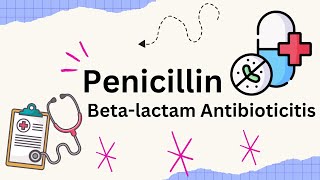 Penicillin Betalactam Antibiotic Mechanism of action How ti works [upl. by Adnirem]