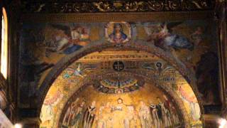 Basilica di Santa Maria in Trastevere Rome Italy MOV04213MPG [upl. by Bal]