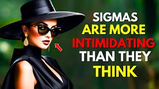 10 Signs A Sigma Female Is More INTIMIDATING Than She Realizes [upl. by Tabor]