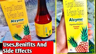 Alzyme Pineapple Flavour Syrup  Fungal Diastase And Pepsin Syrup UsesBenifits And Side Effects [upl. by Traci]