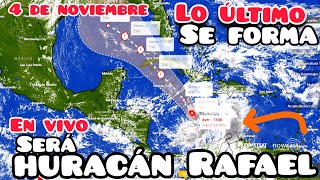 Se forma la Depresión tropical 18 y será huracán Rafael en el Caribe hacia Cuba [upl. by Dremann]