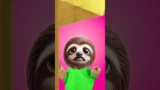 SHE CAUGHT AN ALIEN WITH A PRANK 😅 CLEVER HUMAN SLOTH REACTS funny sloth [upl. by Barbuto]