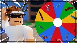 Murder Mystery 2 But A Wheel Picks My WEAPONS [upl. by Eixam]