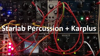 Strymon Starlab  Percussion  Karplus [upl. by Omsoc]