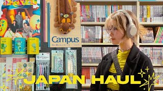 japan haul ✮⋆˙ stationery kitchenware clothing  epic giveaway [upl. by Nirrat]