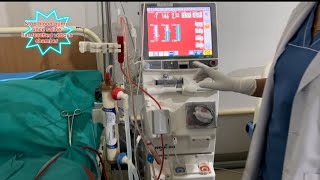 How to terminate of dialysis nikkiso hemodialysis hospital ckd [upl. by Durkee358]