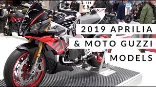 New Moto Guzzi amp Aprilia models revealed  Tuono V4 amp V85TT  INTERMOT Köln [upl. by Harvie964]