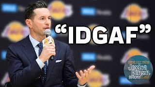 JJ Redicks CLEAR message during his press conference with the Lakers  Jessica Benson Show [upl. by Assina67]