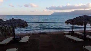 Maria Beach Hotel amp Restaurant  Kissamos Crete  GRECE [upl. by Atinnod297]