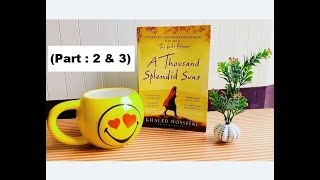 A Thousand Splendid Suns by Khaled Hosseini Part 2  3  English Novel Chit Chat [upl. by Gnuhc]