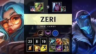 Zeri ADC vs Varus Godlike  EUW Master Patch 1417 [upl. by Eldoria]