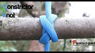 How to tie the constrictor knot [upl. by Merralee249]