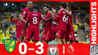 Highlights Norwich 03 Liverpool  Salah sets new opening day record [upl. by Nyleak]