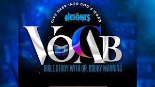 VOCAB Bible Study Post Election Scriptures  Dr Bobby Manning [upl. by Nilo726]