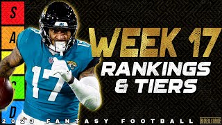 Top 16 TE amp QB Rankings  Week 17 Fantasy Football [upl. by Nairod]