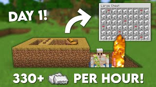 The Easiest IRON Farm in Minecraft  Tutorial 121 [upl. by Saito359]