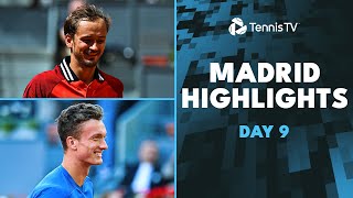 Medvedev Takes On Lehecka  Madrid 2024 Highlights QuarterFinals Day 2 [upl. by Urbas967]