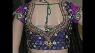 Latest Wedding Saree Blouse Designs [upl. by Enitsenre]