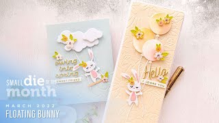 Spellbinders March 2022 Small Die of the Month – Floating Bunny [upl. by Asil]