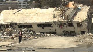 Japan Tsunami 3 Weeks On  Shizugawa and Onagawa in Ruins Raw Footage [upl. by Eelrehpotsirhc]