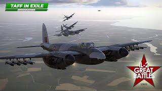 IL2 Great Battles  DH Mosquito Mk VI Fighter Bomber  Fun Fails and a few crashes [upl. by Morel80]