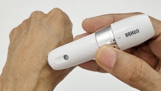 Braun Face Mini Trimmer FS1000  ReviewTest [upl. by Llerrot]