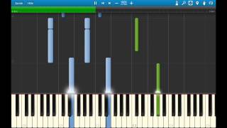 Alligatoah  Trauerfeier Lied  Piano Tutorial  Sythesia [upl. by Boland]