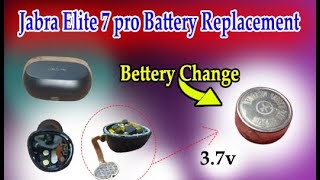 Jabra elite 7 ective battery change neat and clen just 05 ment jobbattery replacementdissesamble [upl. by Selwin]