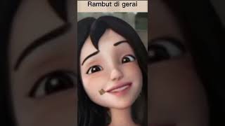 Rambut di ikat Vs rambut di gerai Vs berhijab [upl. by Abehsat]