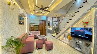 75Gaj 15x45 Duplex House design with beautiful interior design work  3BHK villa in Jaipur [upl. by Atled]