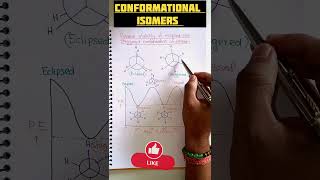 ❌ Relative Stability of eclipsed amp Staggered conformation 🔥🔥🔥shorts neet jeemains iitjee board [upl. by Elyrehc732]