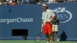 USO 2001 R4  Agassi vs Federer [upl. by Norved659]