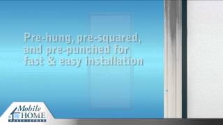 Outswing Exterior Doors  Mobile Home Parts Store [upl. by Eilagam]