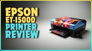 Epson EcoTank ET15000 SuperTank Printer Review  Best Sublimation Printer in 2024 [upl. by Annoik]