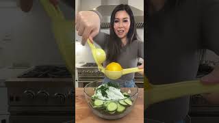 Creamy Cucumber Salad  MyHealthyDish [upl. by Ninette]