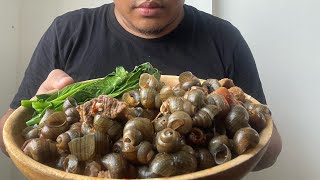 Eating Snails With Pork Fats Mukbang  Naga Cuisine  The Introvert Naga [upl. by Merle]