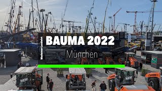 Bauma 2022  Bergbau amp Baumaschinenmesse der Superlative in München  Rundgang [upl. by Ahsinahs]