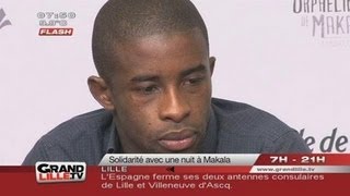 LOSC  Rio Mavuba se mobilise pour les Orphelins de Malaka [upl. by Nywloc]