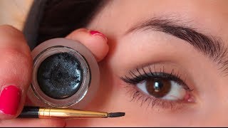 How To Apply Gel Eyeliner Brushes Tips and More [upl. by Winterbottom]