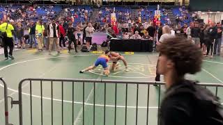 2023 Super 32 HS 113lb Round of 32  Brock Rothermel PA vs Paulo Valdez CA [upl. by Dnomsaj]