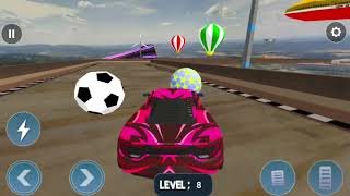 Car Games Mega Ramp Car Racing Stunt  Car Games Android Games Android Gameplay police sim 2022 [upl. by Ahsirahc]